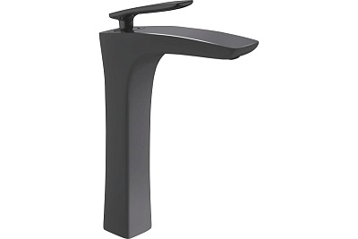 Смеситель д/раковины ROSE высокий черный R2711H