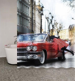 Штора для ванной комнаты, IDDIS, 180*200 см, полиэстер, 670P18Ri11 вывод из ассортимента