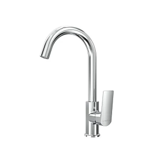 Смеситель д/кухни "AMA"(AMA-1013) высокий излив хром TOKITO