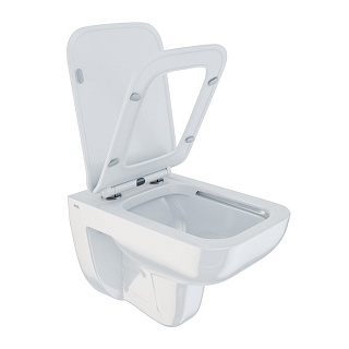 Унитаз подвесной IDDIS "VIBE" безободковый VIBRDSEi25 сид. м/лилифт б/с (7583) АКЦИЯ!!