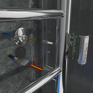 Полотенцесушитель "Дуга" 500х800 П6 электро с диммером ТРУГОР Пэк сп 5/8050 32