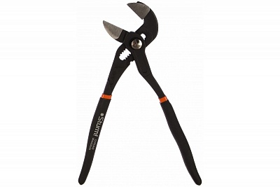 Клещи переставные Sturm 250мм, КНОПОЧНАЯ фиксация, подвижная губка, пвх рукоятка,1020-06-C250