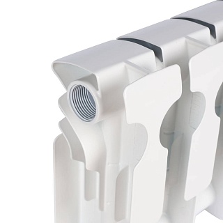 Радиатор биметаллическй ROMMER Plus BM 200 10 секций (RAL9016)