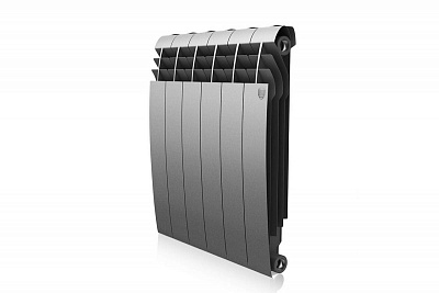 Радиатор бим. Royal Thermo BiLiner new/Silver Satin 500x4