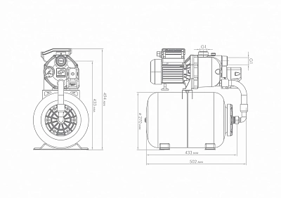 Насосная станция "Джамбо" 60/35П-24 (2.0) (3014)