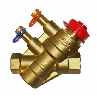 Клапан баланс. Ballorex Dynamic Ду15S р/р Py25, 30-450л/ч, с измер. ниппелями