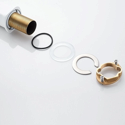 Смеситель д/раковины SHEVANIK белый мат. S9901C