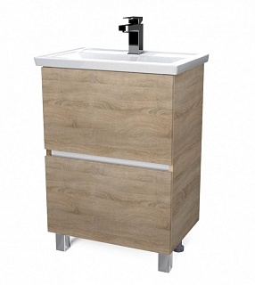 Комплект мебели 60 "Aris-60" напольная, дуб сонома 2 ящ. 1 Марка (ум.Фостер-60)