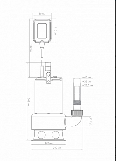 Насос "Фекальник" 200/7 Н (5305)