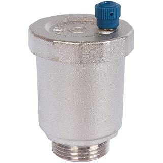 Воздухоотводчик автоматический вертик. выпуск никел.3/4" 0-110С (144/24) (SVS-1011-000020)