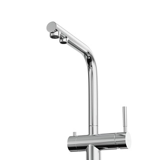 Смеситель д/кухни "AISAI" (AIS-1021) под фильтр с вытяжным изливом TOKITO (фитинг под фильтр выписывать дополнительно арт.46553)