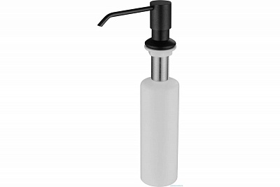 Дозатор для моющих средств встраиваемый в мойку черный 350мм КН-3002 Black Pearl