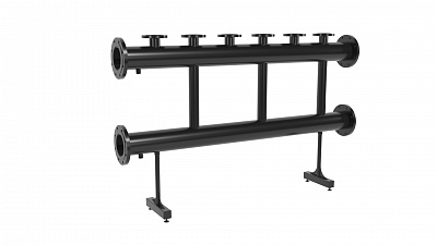 Модульный коллектор MK-2000-3x65 (фл.Ду 150, 3 конт. потребителей) "GIDRUSS"