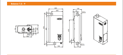 Электрокотел ZOTA Balance - 7,5 (220/380 В) ВЫГОДА!