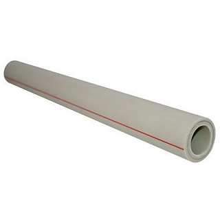 Труба  (SDR 6) 50*8,3 арм. алюминием по середине DUO серый (20) ПРО АКВА (PA39016G)