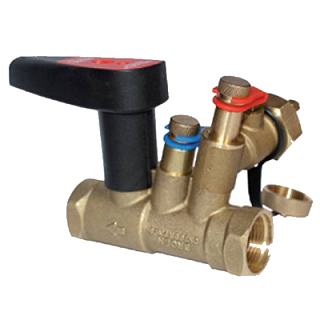 Клапан баланс. Ballorex Venturi FODRV с дренажем р/р Ду15 S Ру25, Kvs0,63 с измер. ниппелями 