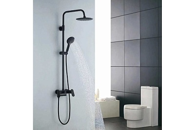 Душ. система SHEVANIK черная S8736H