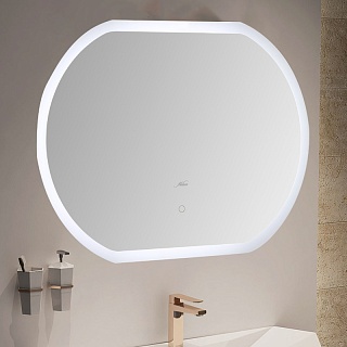 Зеркало 80 "Melana" c LED подсветкой (сенсор на зеркале) 800х600 (MLN-LED049)