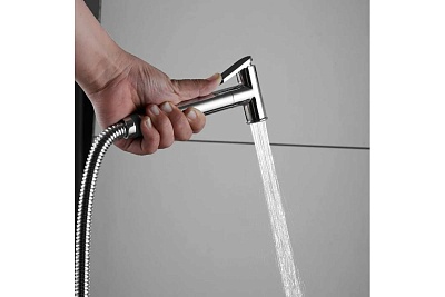 Смеситель с гиг. душ встраиваемый хром SHEVANIK S8005