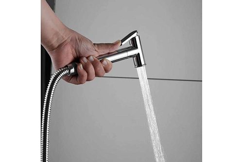 Смеситель с гиг. душ встраиваемый хром SHEVANIK S8005