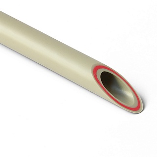 Труба  (SDR 6) 40*6,7 арм. алюминием по середине DUO серый (40) ПРО АКВА (PA39014G)