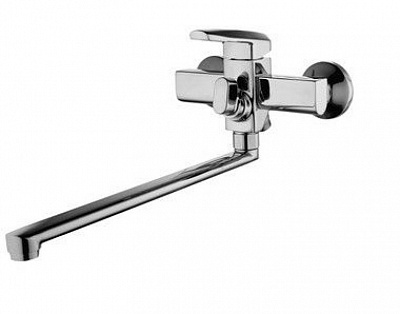 Смеситель д/ванны G-lauf (LOF7-A033) ф35 встр.перекл.  длинный излив