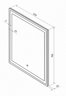  60 "Clamm Led" c LED  (  ) 600700 (3020) 