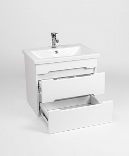 Комплект мебели 70 "Марсель-70" 2 ящ. подвесная белая VIANT (ум.COMO-70) 