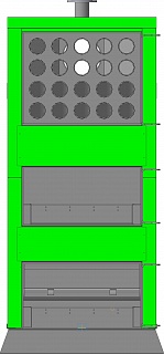 Котел твердотопливный Lavoro Eco L-350