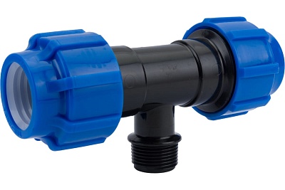 Тройник с нар.р. ф40х1 1/4"х40 ТПК-АКВА (15)