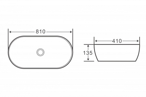 Умывальник BELBAGNO BB1349