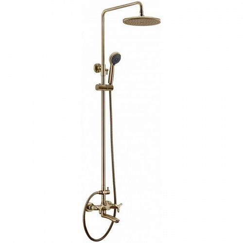 Душ. система KAISER Trio 3-листник (57188)бронза