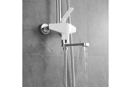 Душ. система SHEVANIK белый/хром S8036F