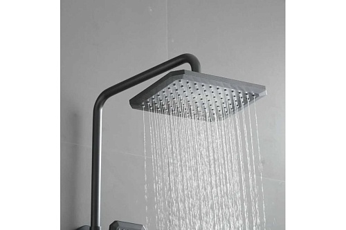 Душ. система SHEVANIK черная S8836H