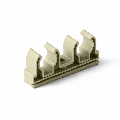 Зажим двойной 2*25 серый (50/200) ПРО АКВА (PA18510PG)