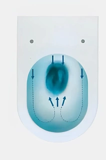 Унитаз-компакт Cerutti SPA "SANTA" ШИРОКИЙ 40см безободковый сид.дюропл. м/лифт CT8916