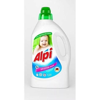 Средство жидкое конц. д/стирки ALPI sensetive gel (флак.1,5л) д/дет.вещей ВЫГОДА