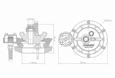 Оголовок  скважинный ОСПБ 140-160/32 