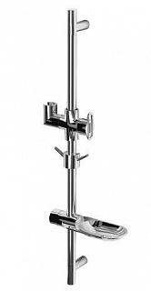 Стойка душевая с мыльницей и крючками LEMARK (8062C)  снят с производства ВЫГОДА!!