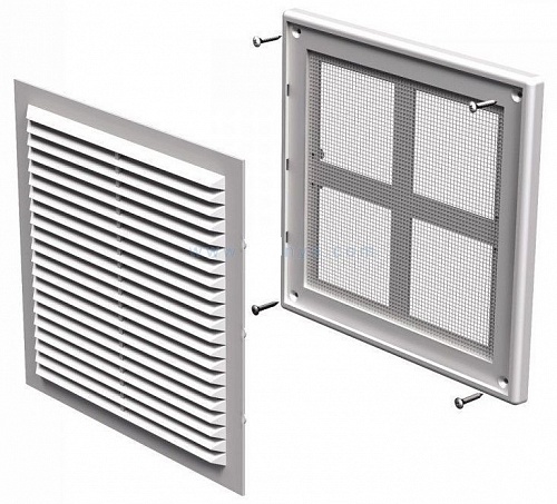 Решетка 2525Р  249х249 40)    КОРИЧНЕВАЯ