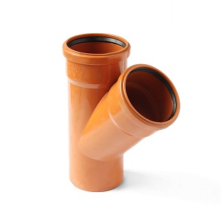 Тройник 160/160/45 нар. ПРО АКВА Terra