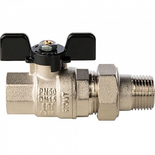 Кран шар. полнопроходной с амер. баб. ВН 1/2" (SVB-0007-000015) STOUT 