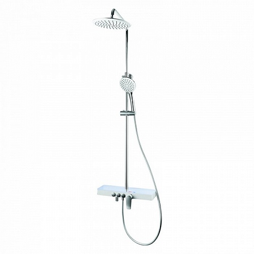 Смеситель для ванны с верхним душем, Shelfy, IDDIS, SHESB3Fi06