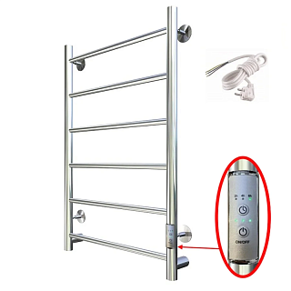 Полотенцесушитель "Дуга" 500х800 П6 электро с диммером ТРУГОР Пэк сп 5/8050 32