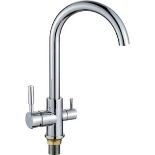 Смеситель д/кухни SHEVANIK с фильтром хром S168