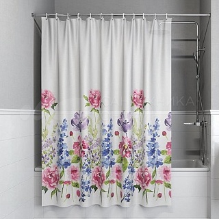 Штора для ванной комнаты, IDDIS, 180*180 см, полиэстер, Promo  P06PV11i11 (9625)