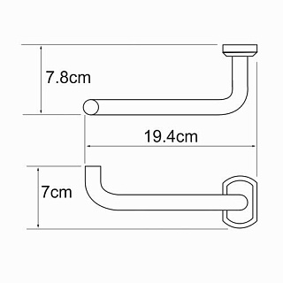 Держатель т/бумаги К-3096 WasserKRAFT