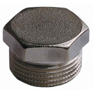 Заглушка 1" в трубу, штуцер ник GF (100/10) (SFT-0025-000001)