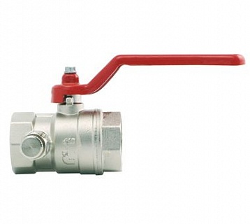 115  Кран шар. 3/4" с вып. клапаном (12/96) Itap