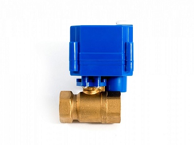 Кран шаровый с электроприводом 1/2" (12V)